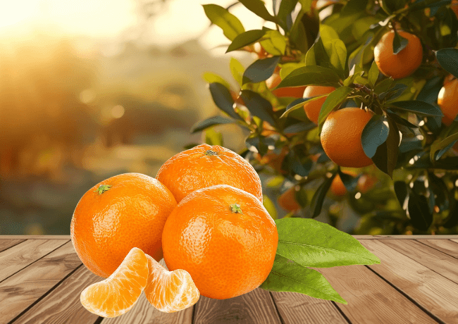 Fresh Pakistani kinnow oranges packed for bulk export