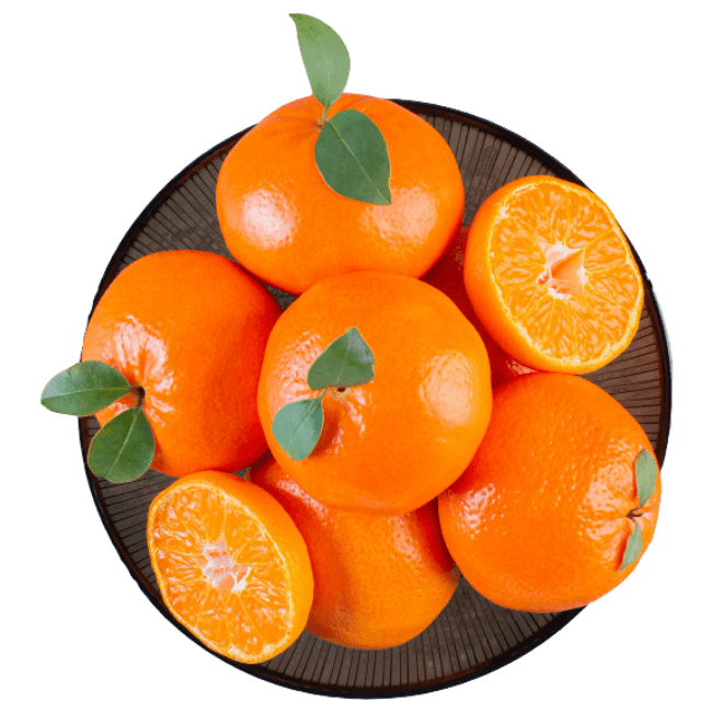 Fresh Pakistani Kinnow with bright orange skin ready for export