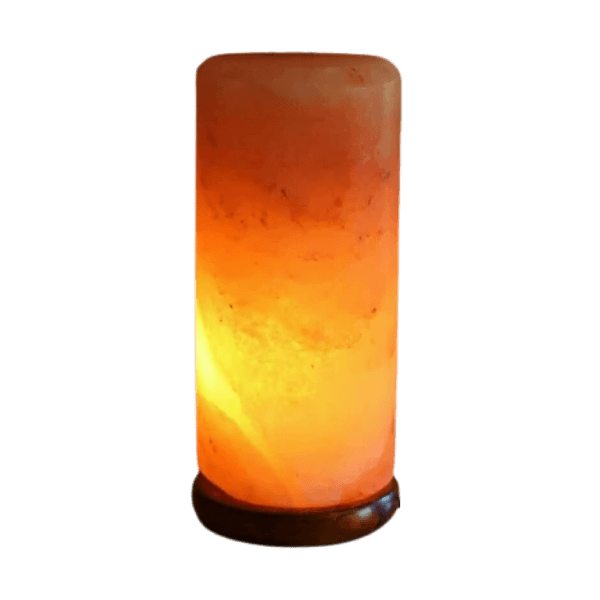 Himalayan pink salt lamp cylinder shape small decorative lamp