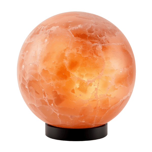 Himalayan pink salt lamp globe shape sphere decorative lamp